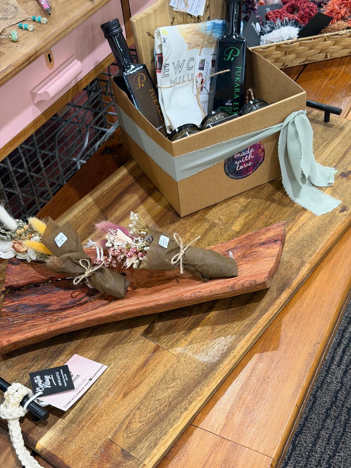 Handcrafted timber board