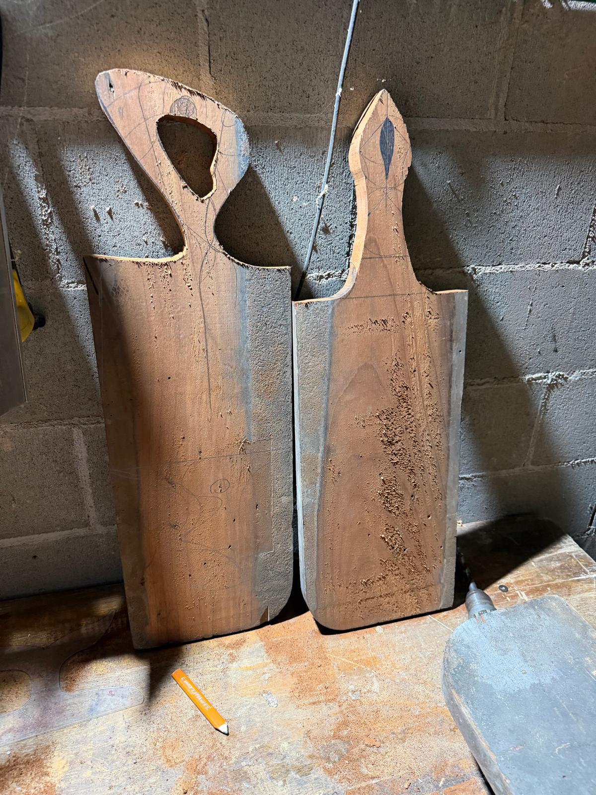 Handcrafted timber board