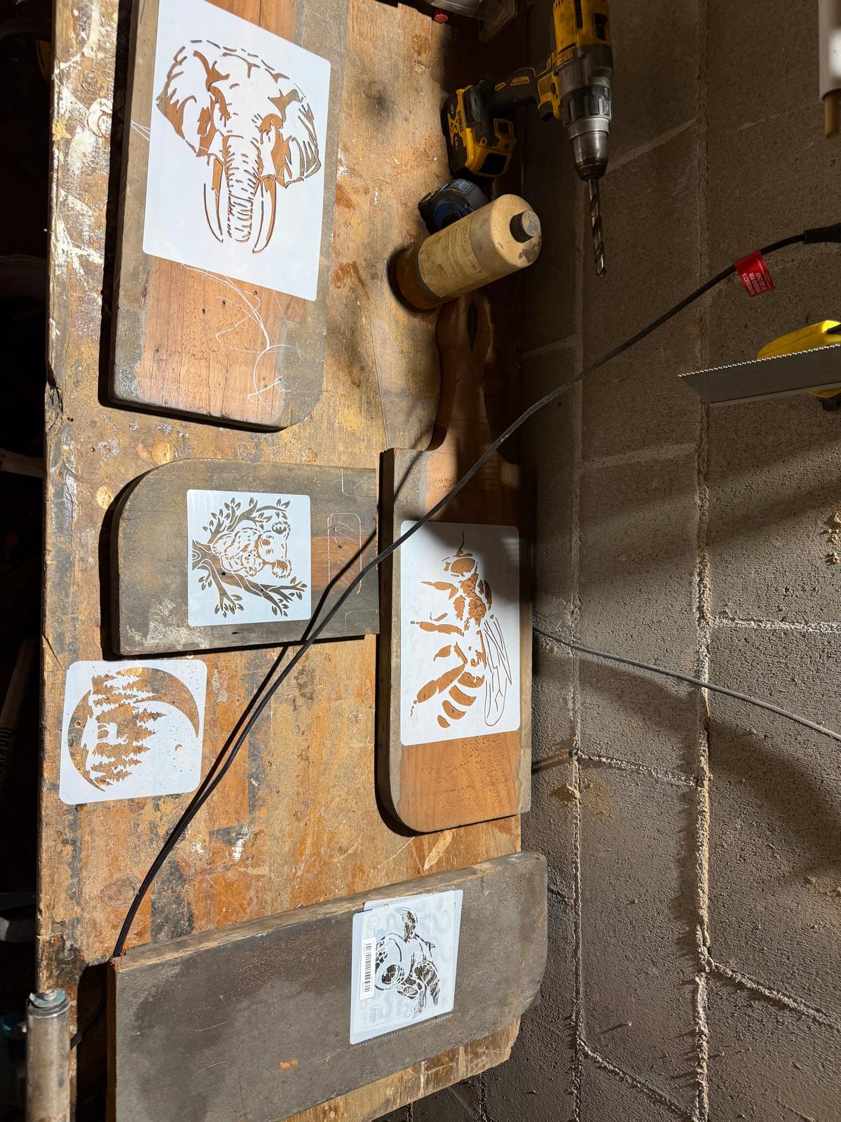 Handcrafted timber board