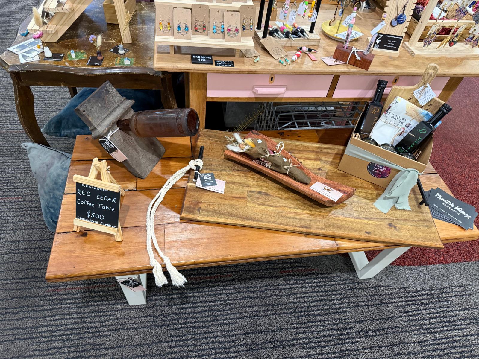 Handcrafted timber board
