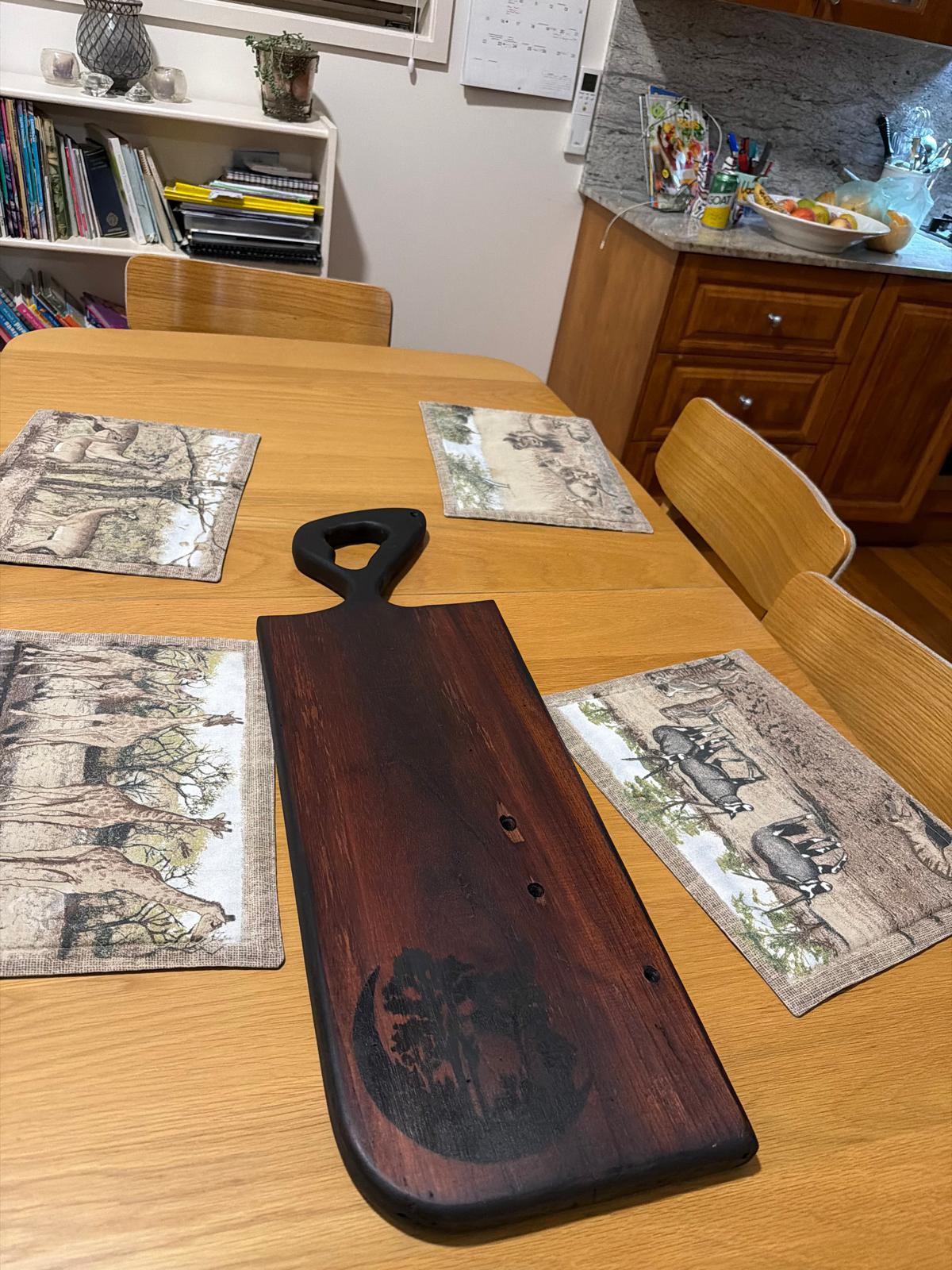 Handcrafted timber board