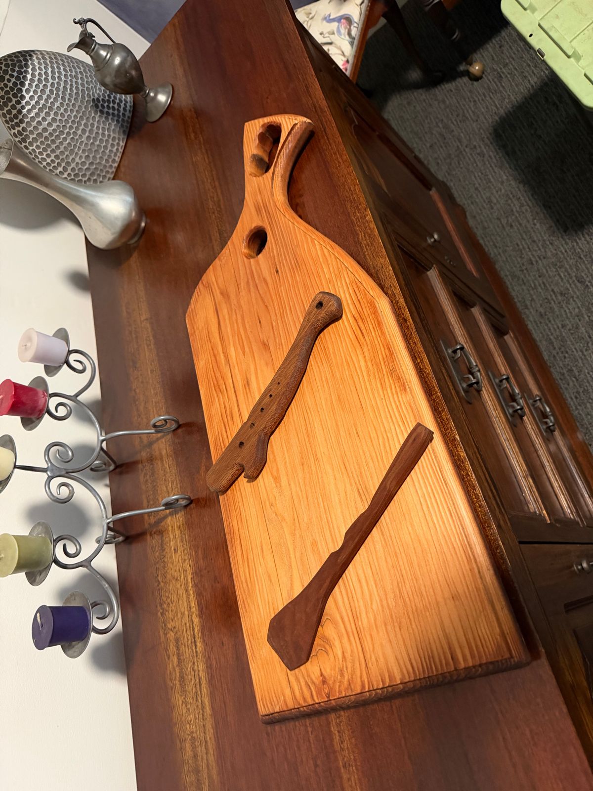 Handcrafted timber board
