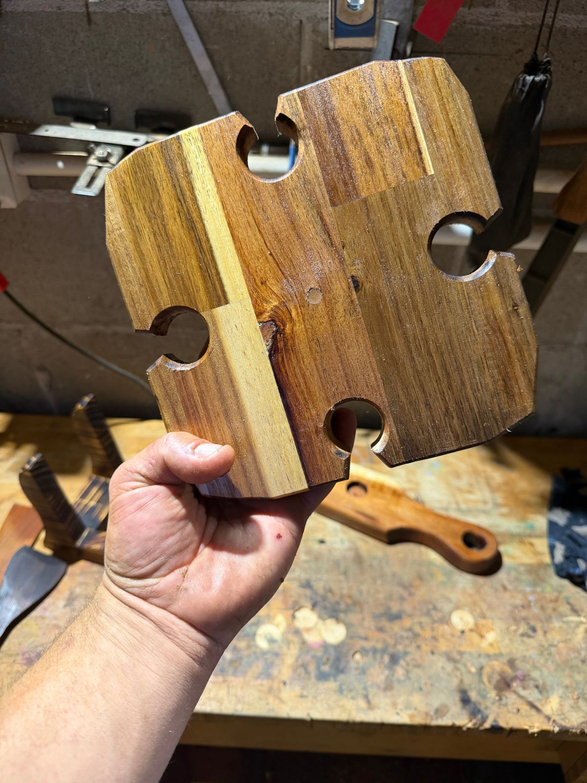 Handcrafted timber board