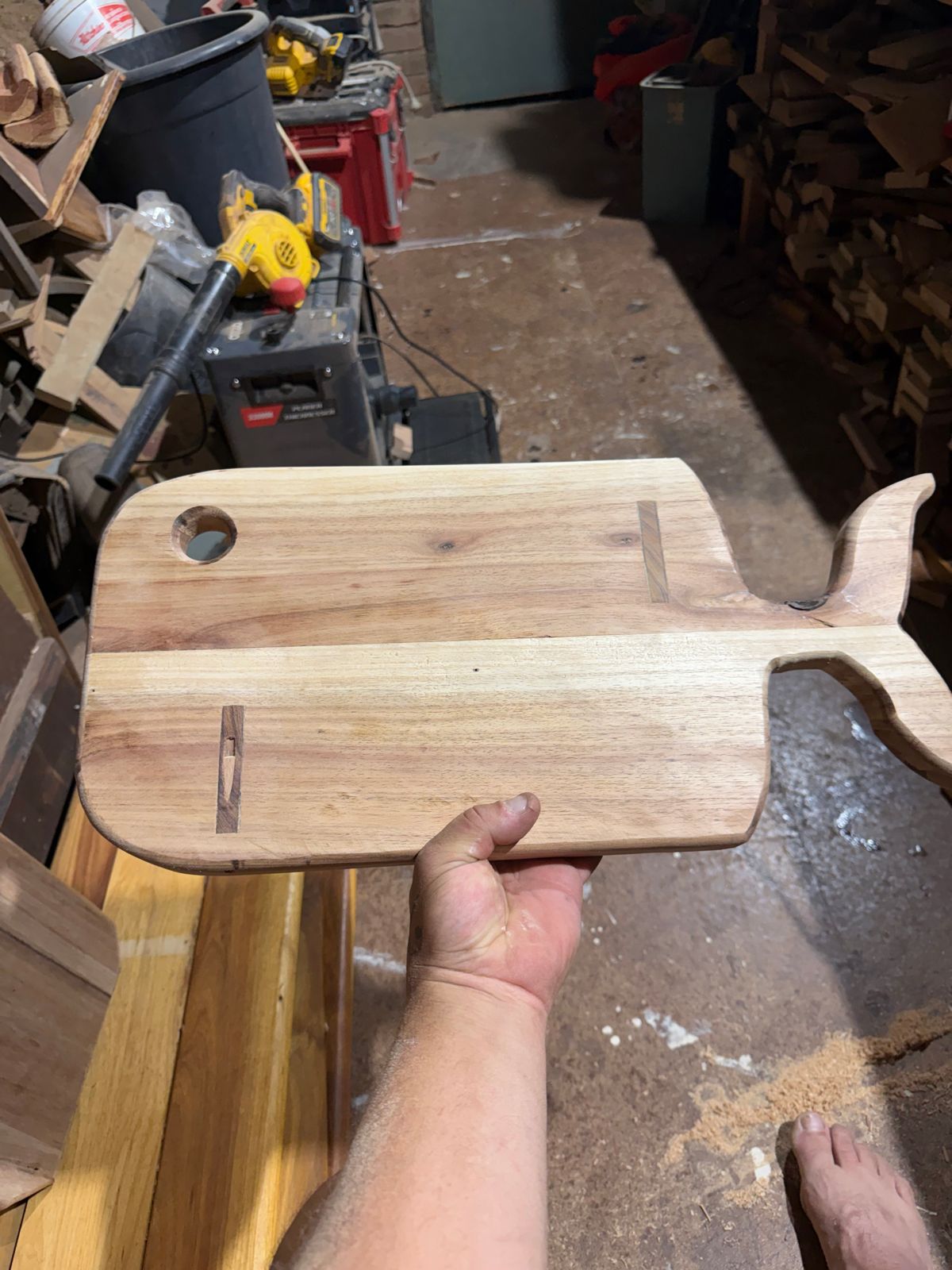 Handcrafted timber board