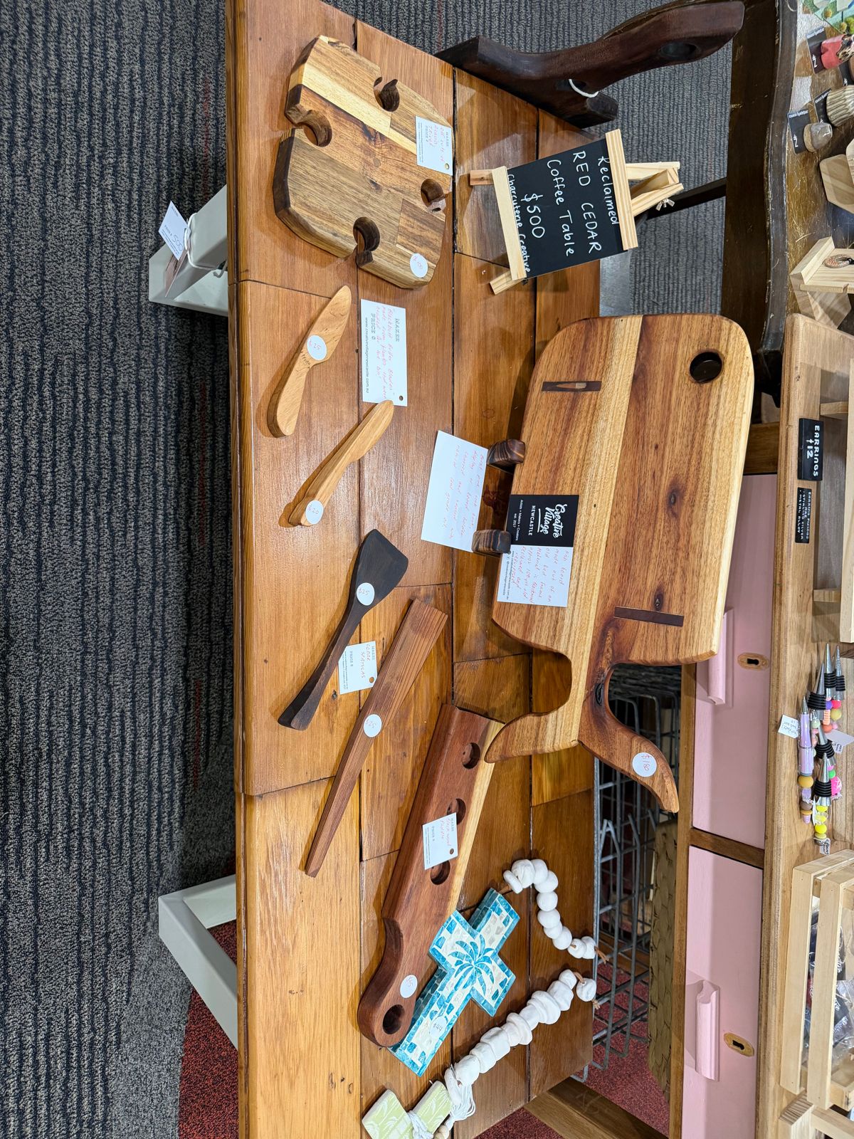 Handcrafted timber board