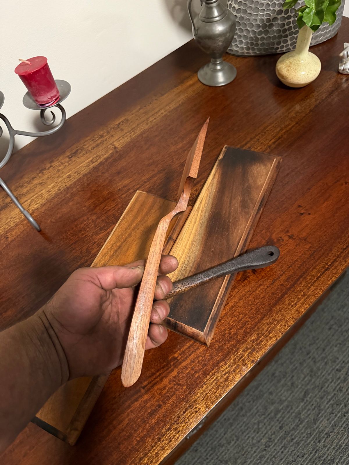 Handcrafted timber board
